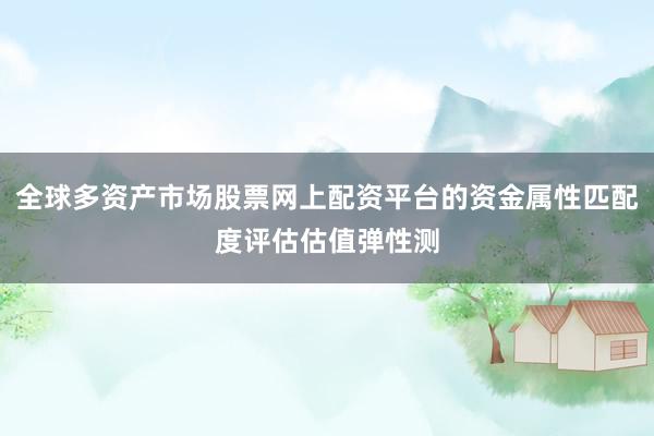 全球多资产市场股票网上配资平台的资金属性匹配度评估估值弹性测