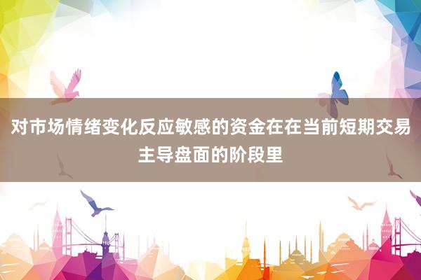 对市场情绪变化反应敏感的资金在在当前短期交易主导盘面的阶段里